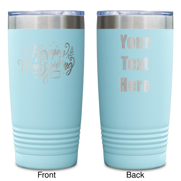 Thanksgiving Teal Polar Camel Tumbler - 20oz -Double Sided - Approval