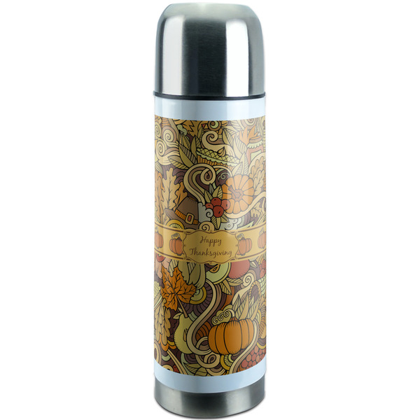 Custom Thanksgiving Stainless Steel Thermos (Personalized)