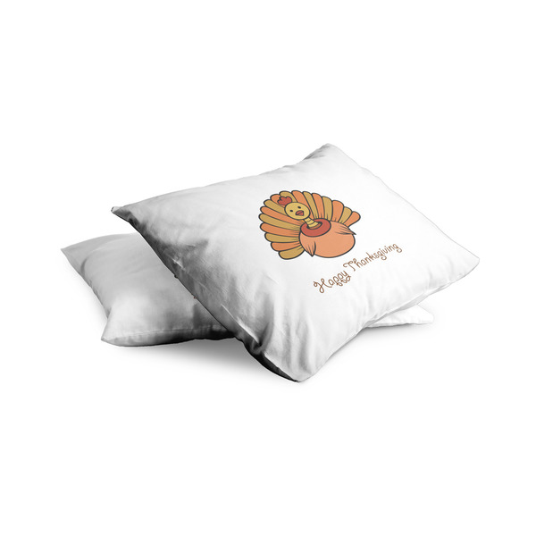 Thanksgiving Toddler Pillow Case - TWO (partial print)