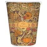 Thanksgiving Waste Basket - Double Sided (White) (Personalized)