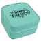 Thanksgiving Travel Jewelry Boxes - Leatherette - Teal - Angled View