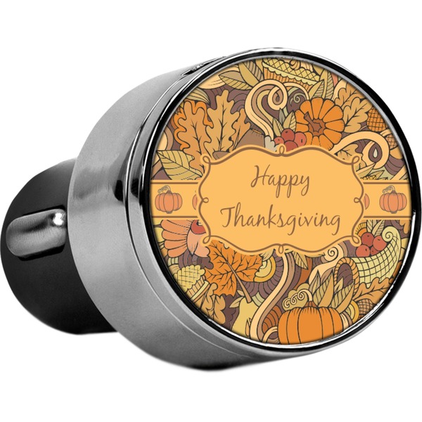 Custom Thanksgiving USB Car Charger (Personalized)