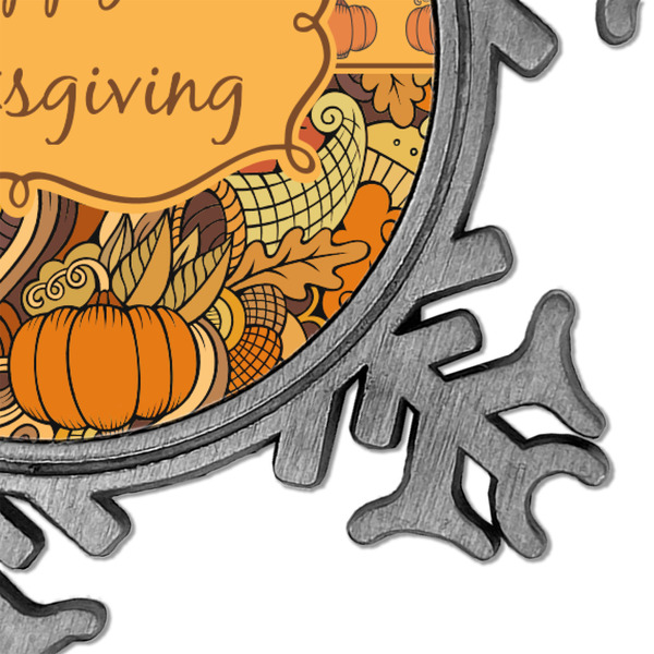 Thanksgiving Vintage Snowflake - Detail