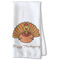 Thanksgiving Kitchen Towel - Waffle Weave - Partial Print
