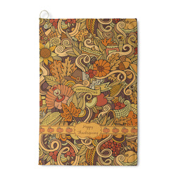 Thanksgiving Waffle Weave Golf Towel