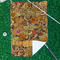 Thanksgiving Waffle Weave Golf Towel - In Context