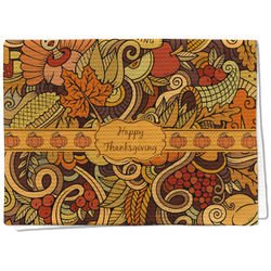 Thanksgiving Kitchen Towel - Waffle Weave - Full Color Print