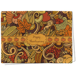 Thanksgiving Kitchen Towel - Waffle Weave