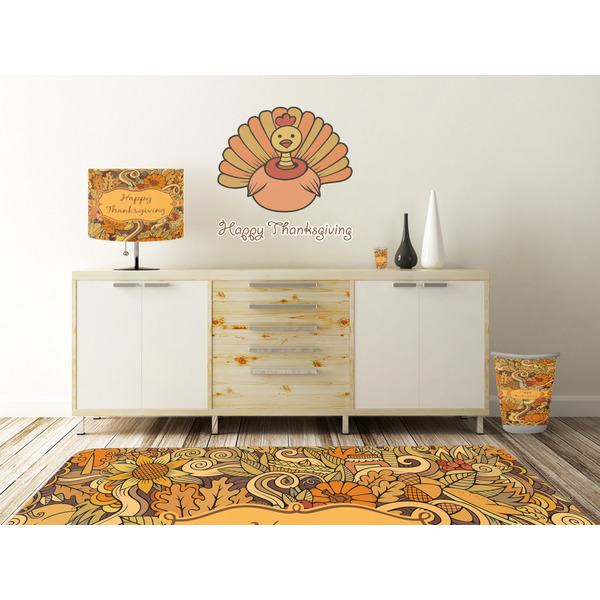 Thanksgiving Wall Graphic Decal Wooden Desk