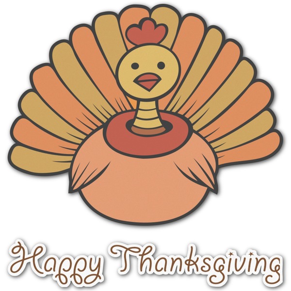 Custom Thanksgiving Graphic Decal - Medium (Personalized)