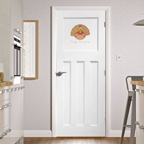 Thanksgiving Wall Graphic on Door