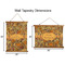 Thanksgiving Wall Hanging Tapestries - Parent/Sizing
