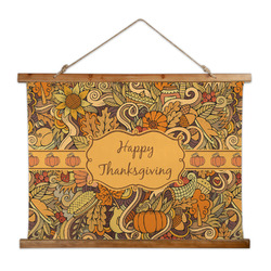Thanksgiving Wall Hanging Tapestry - Wide
