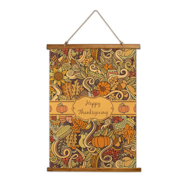 Custom Thanksgiving Wall Hanging Tapestry - Tall