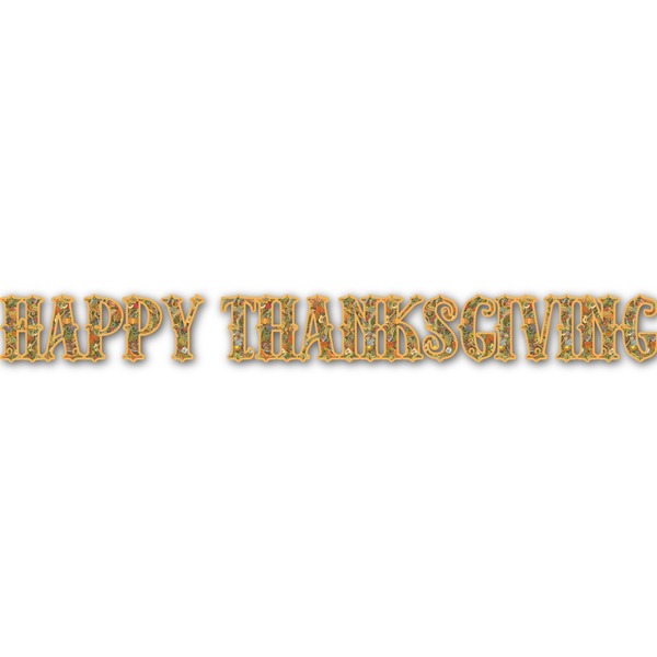 Custom Thanksgiving Name/Text Decal - Medium (Personalized)