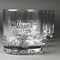 Thanksgiving Whiskey Glasses Set of 4 - Engraved Front