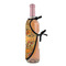 Thanksgiving Wine Bottle Apron - DETAIL WITH CLIP ON NECK