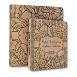 Thanksgiving Wood 3-Ring Binder