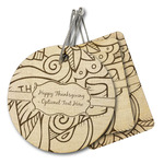 Thanksgiving Wood Luggage Tag