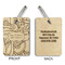 Thanksgiving Wood Luggage Tags - Rectangle - Approval