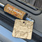 Thanksgiving Wood Luggage Tags - Square - Lifestyle