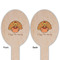 Thanksgiving Wooden Food Pick - Oval - Double Sided - Front & Back