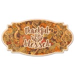 Thanksgiving Genuine Maple or Cherry Wood Sticker