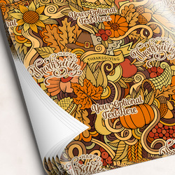 Thanksgiving Wrapping Paper Sheets - Single-Sided - 20" x 28"