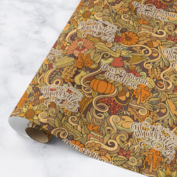 Thanksgiving Wrapping Paper Roll - Medium - Matte