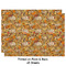 Thanksgiving Wrapping Paper Sheet - Double Sided - Front