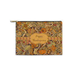 Thanksgiving Zipper Pouch - Small - 8.5"x6" (Personalized)