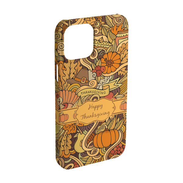 Custom Thanksgiving iPhone Case - Plastic - iPhone 15