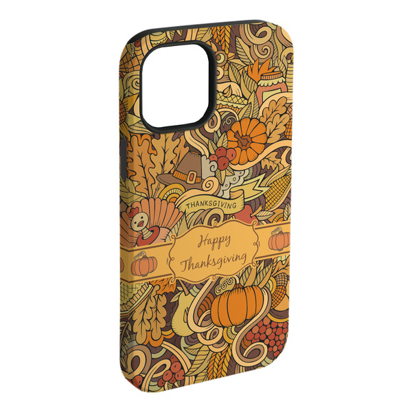 Custom Thanksgiving iPhone Case - Rubber Lined