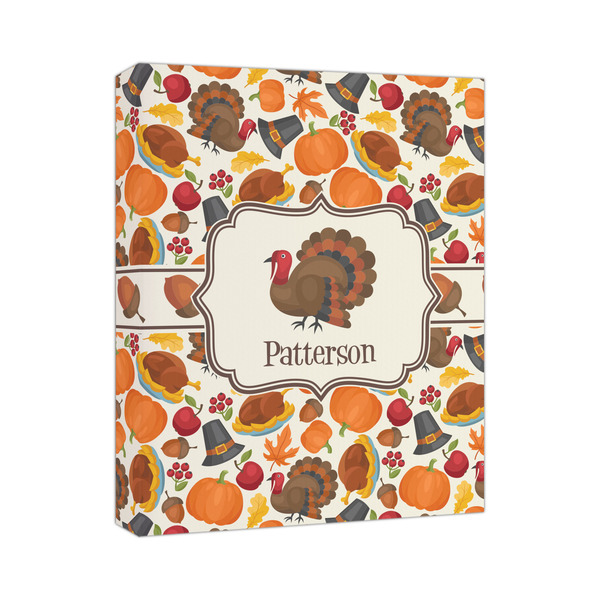 Custom Traditional Thanksgiving Canvas Print - 11x14 (Personalized)