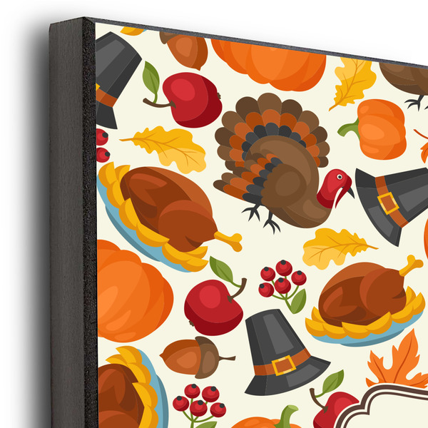Traditional Thanksgiving 11x14 Wood Print - Closeup