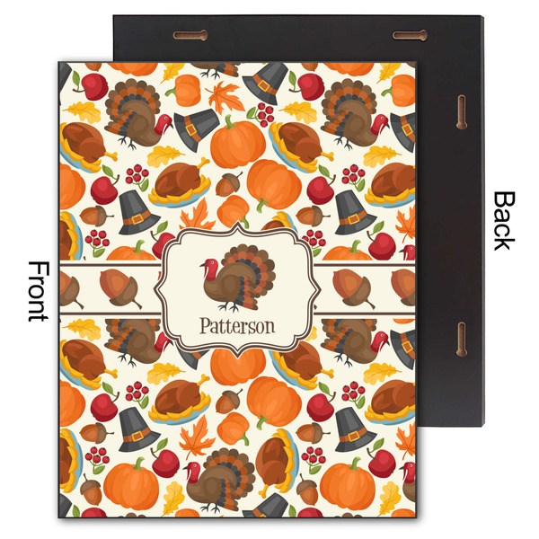 Traditional Thanksgiving 11x14 Wood Print - Front & Back View