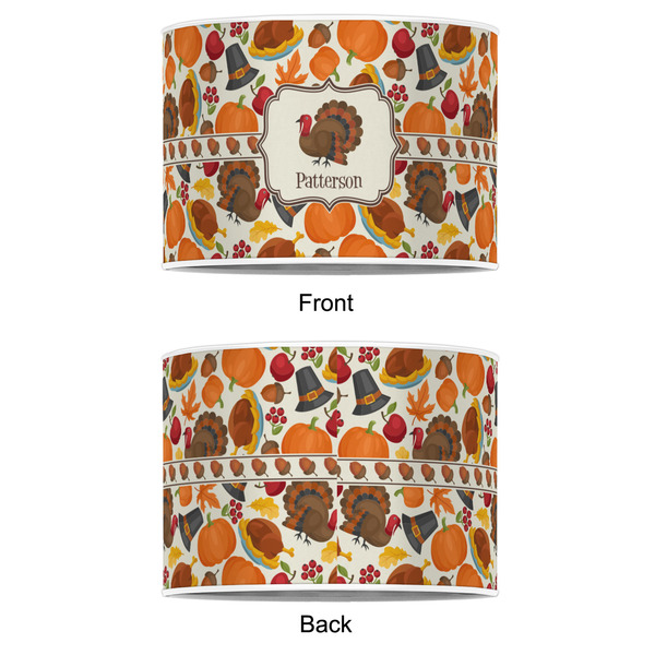 Traditional Thanksgiving 12" Drum Lampshade - APPROVAL (Poly Film)