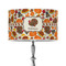 Traditional Thanksgiving 12" Drum Lampshade - ON STAND (Poly Film)