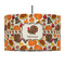 Traditional Thanksgiving 12" Drum Pendant Lamp - Fabric (Personalized)