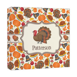 Traditional Thanksgiving Canvas Print - 12x12 (Personalized)