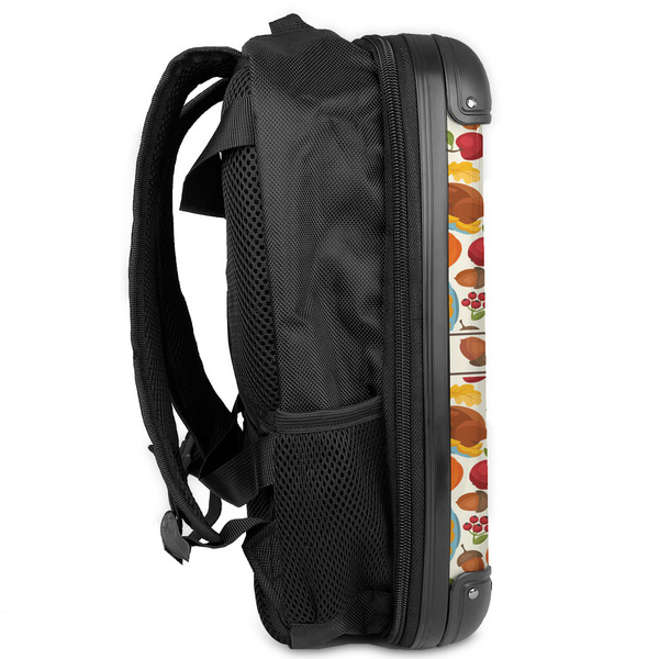 Traditional Thanksgiving 13" Hard Shell Backpacks - Side View