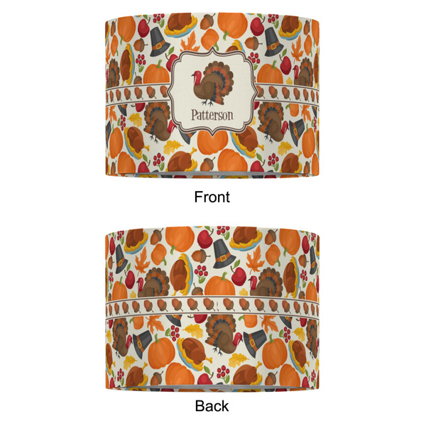 Traditional Thanksgiving 16" Drum Lampshade - APPROVAL (Fabric)