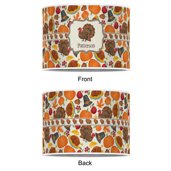 Traditional Thanksgiving 16" Drum Lampshade - APPROVAL (Poly Film)