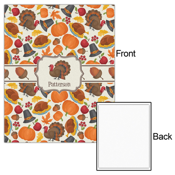 Traditional Thanksgiving 16x20 - Matte Poster - Front & Back