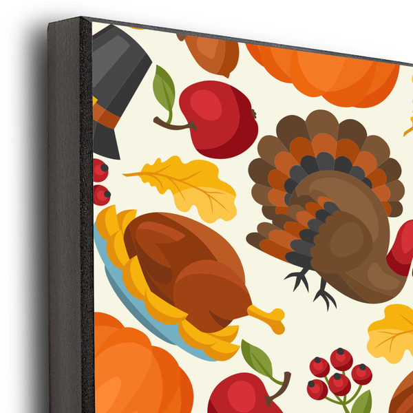Traditional Thanksgiving 16x20 Wood Print - Closeup