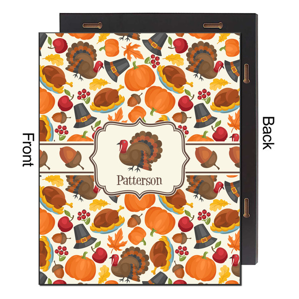 Traditional Thanksgiving 16x20 Wood Print - Front & Back View