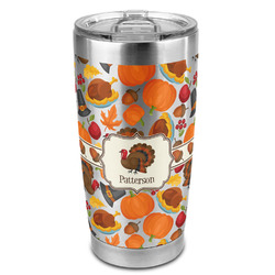 Traditional Thanksgiving 20oz Stainless Steel Double Wall Tumbler - Full Print (Personalized)