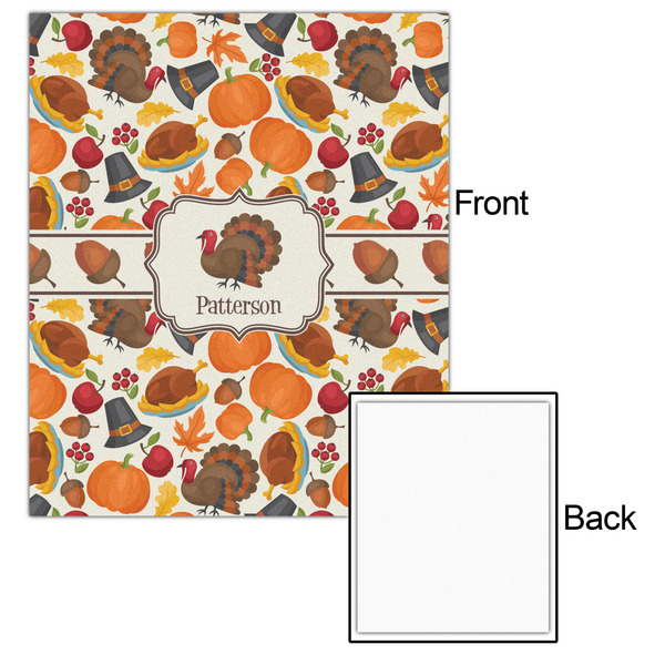 Traditional Thanksgiving 20x24 - Matte Poster - Front & Back