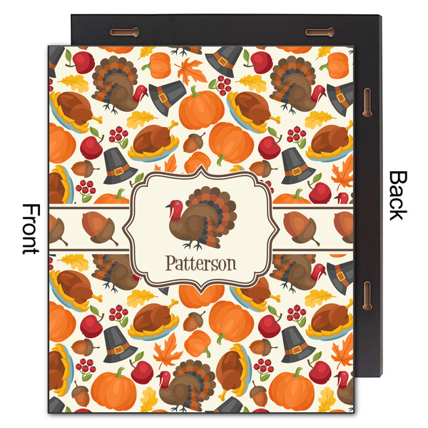 Traditional Thanksgiving 20x24 Wood Print - Front & Back View