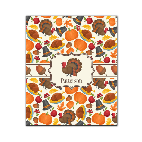 Custom Traditional Thanksgiving Wood Print - 20x24 (Personalized)
